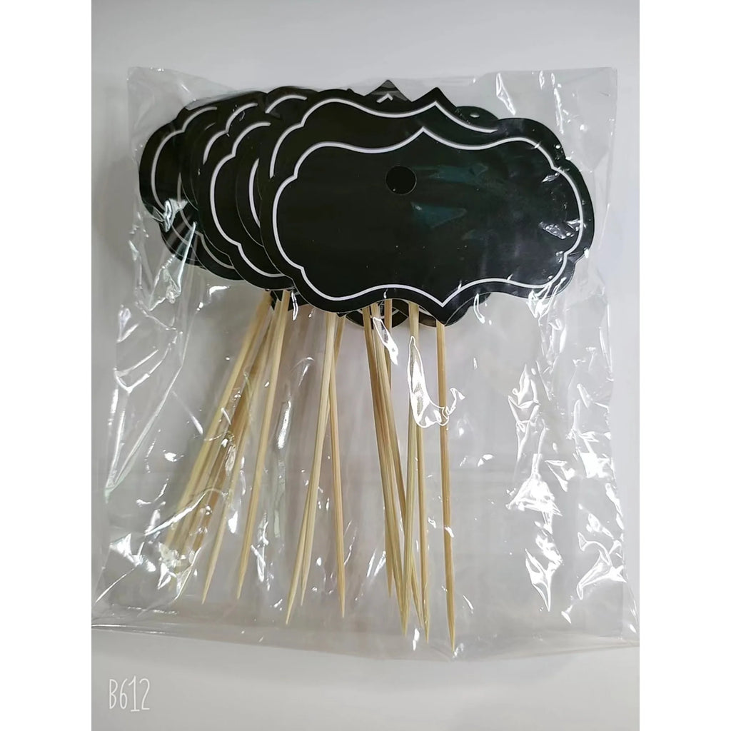 Mini Blackboard Paperboard Message Slate Business Card Holder Memo