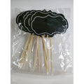 Mini Blackboard Paperboard Message Slate Business Card Holder Memo