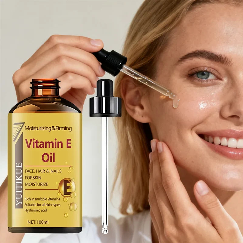 YUTIKUE Vitamin E Oil 100ml – Face, Hair & Nail Serum