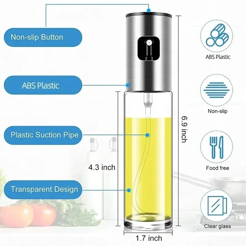 KEMORELA 100ml Glass Olive Oil Sprayer – Kitchen Mister Bottle