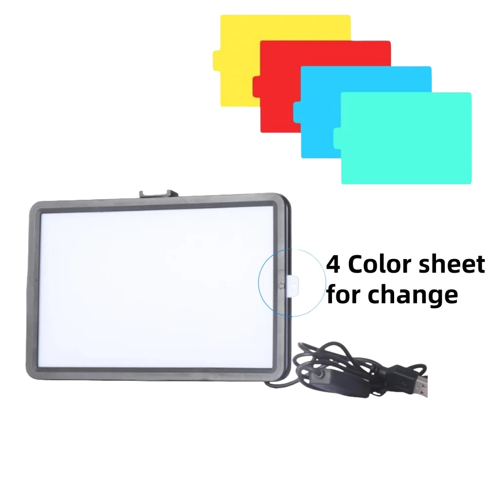 8" RGB LED Video Light Panel 3000–6000K | Live Streaming