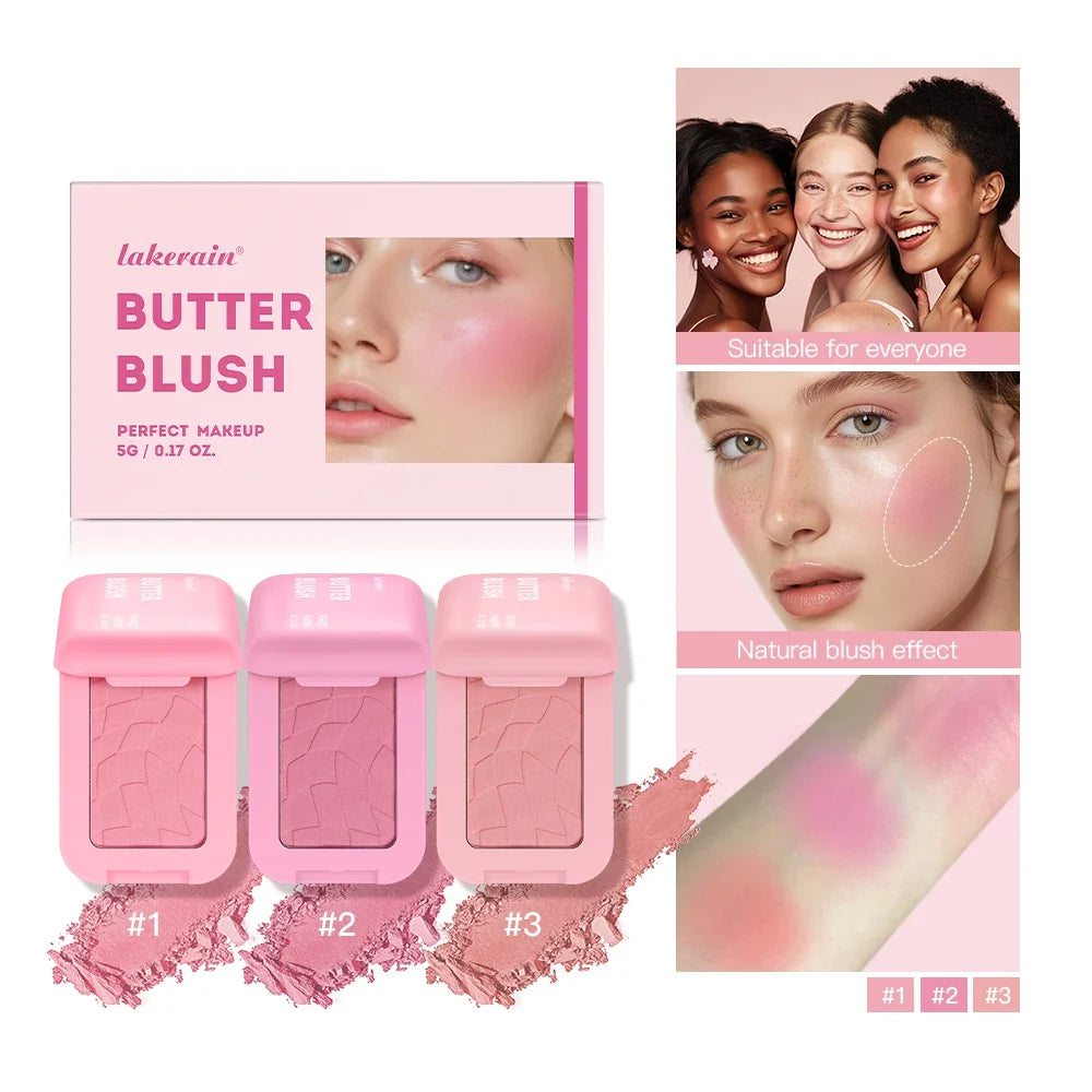 Matte Butter Bronzer & Blush Powder | 8 Shades, 12HR Wear