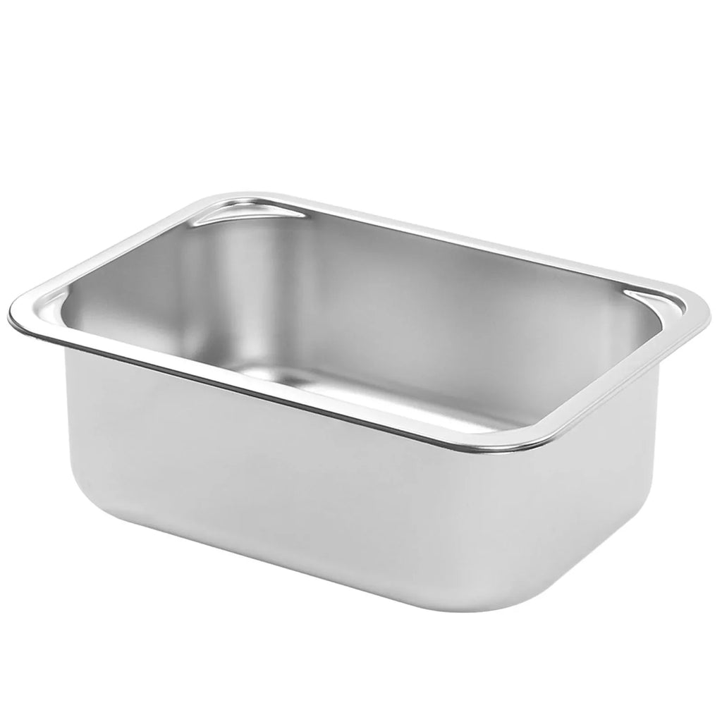 RV Sink Square 345x245x136mm 304 Stainless Steel Flush Mounted Hand