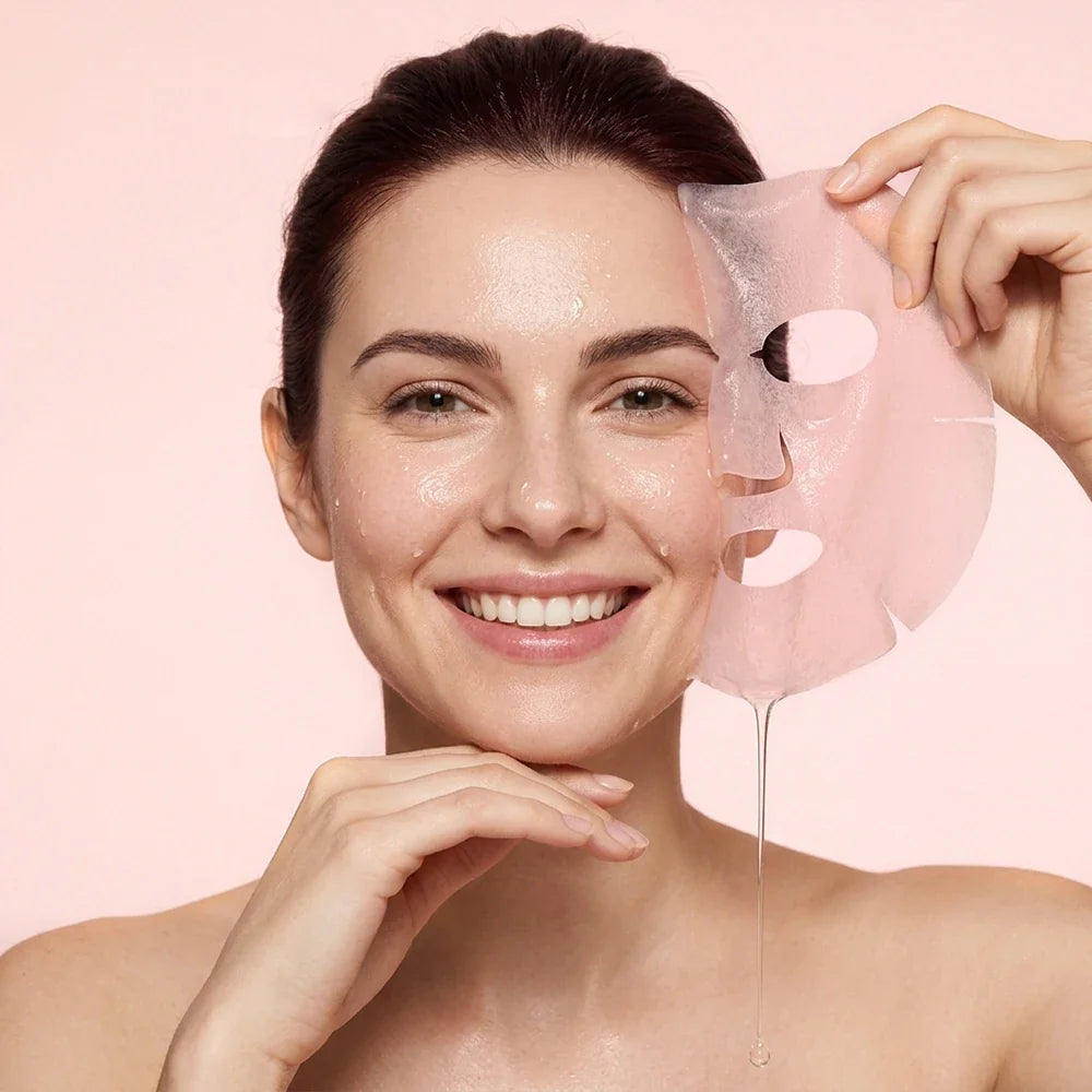 10-Pack PDRN Salmon DNA Sheet Masks – Hydrating & Firming