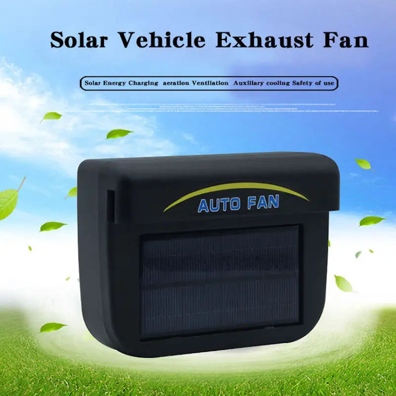 Solar Car Window Fan – Universal Ventilation & Cooling