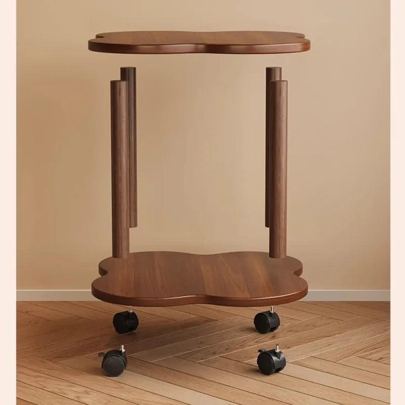 Round Wooden Side Table – Minimalist Coffee & Bedside Table
