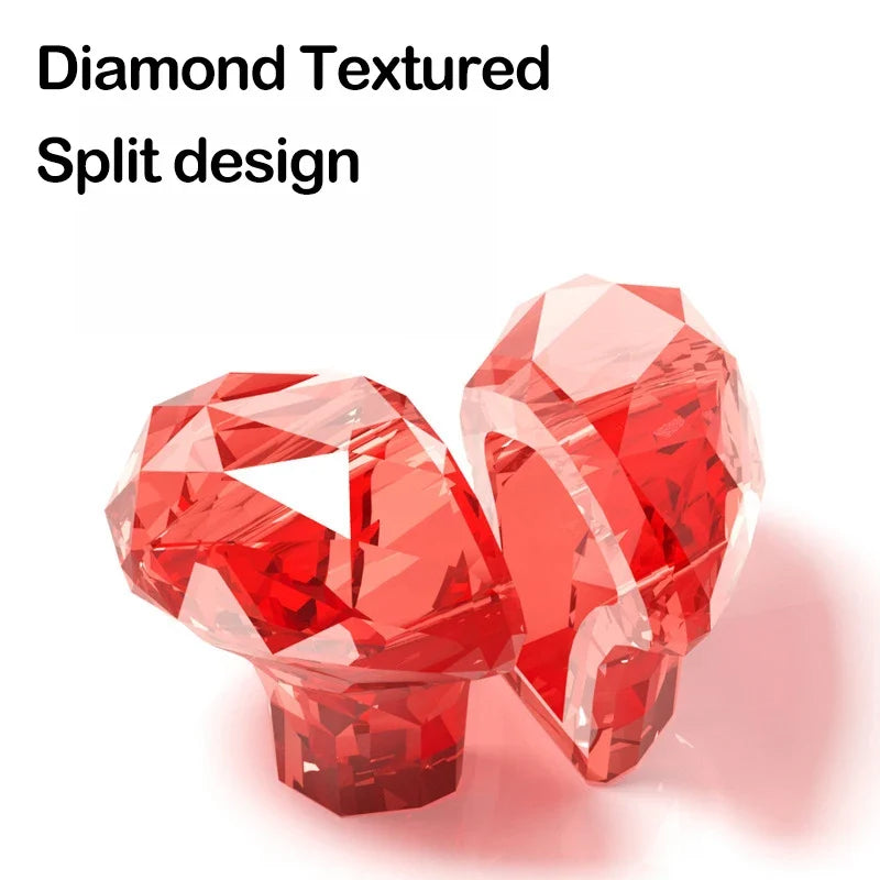Heart Shaped Toilet Flush Button Helper – Acrylic Press Cap