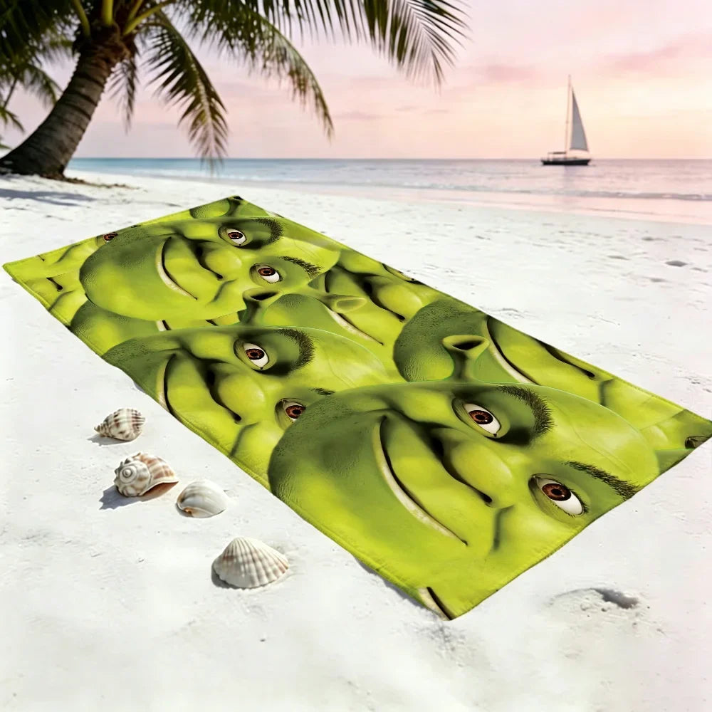 Funny Cute Quick-Dry Beach Towel | Gym Travel Camping Sports Towel