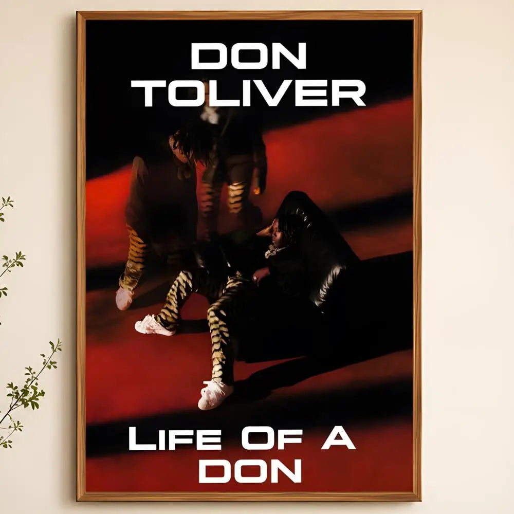Don Toliver Waterproof PVC Wall Poster – Peel & Stick HD Art
