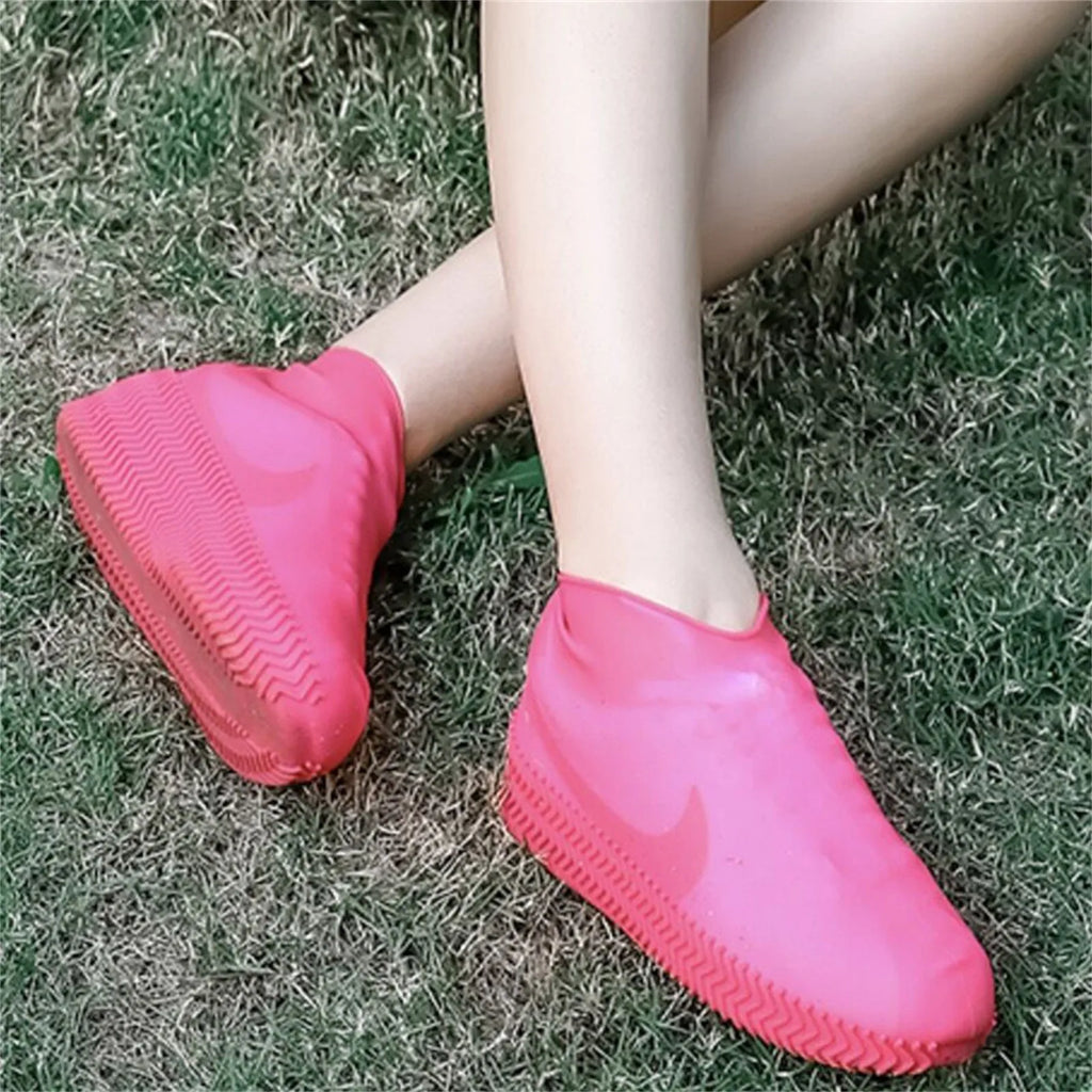 Silicone Waterproof Rain Shoe Covers | Reusable Non-Slip Overshoes