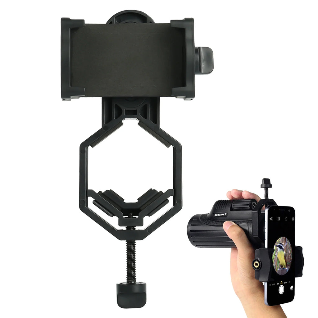 Universal Phone Mount Clamp for Binoculars, Monocular & Scope