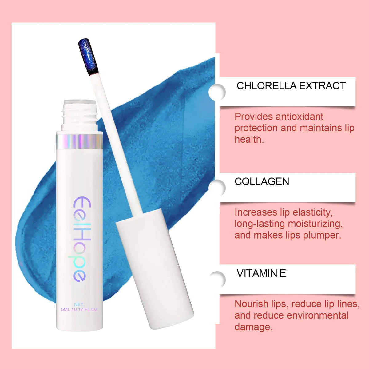 Eelhoe Tearable Lip Glaze – Matte, Waterproof & Long Lasting