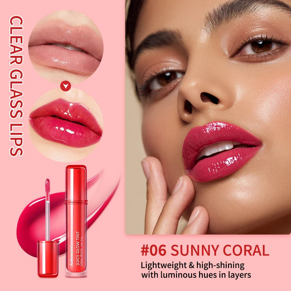 Juicy Glow Tint Lip Gloss – Mirror Shine & 12H Color Lock