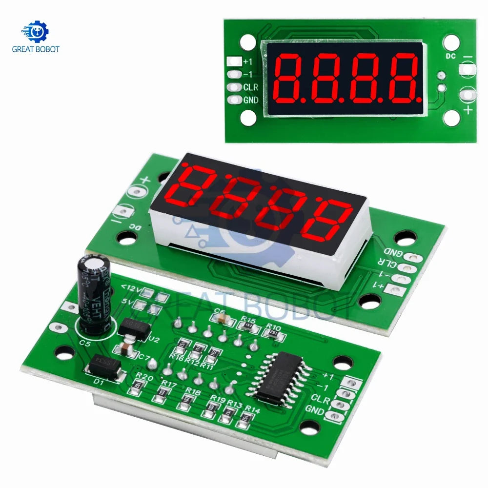 DC 4-25V Digital Counter Module – 0-9999 LED Display