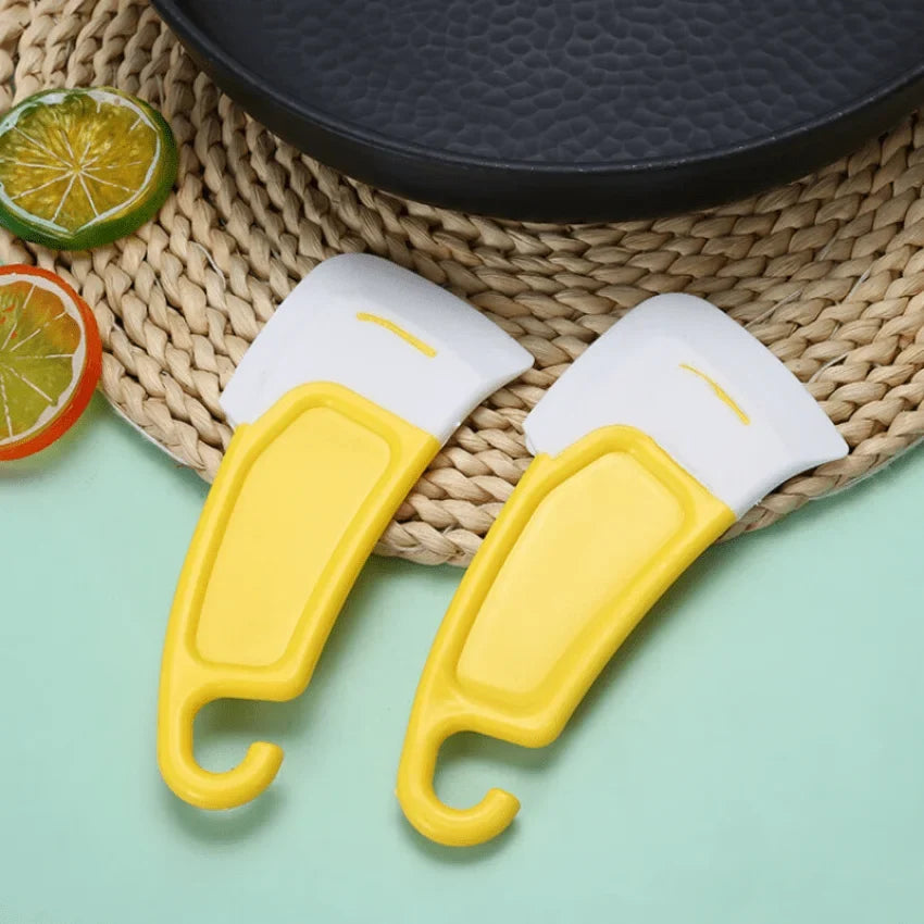 Silicone Pan Scraper Dish Cleaning Spatula Non Stick Kitchen Rubber