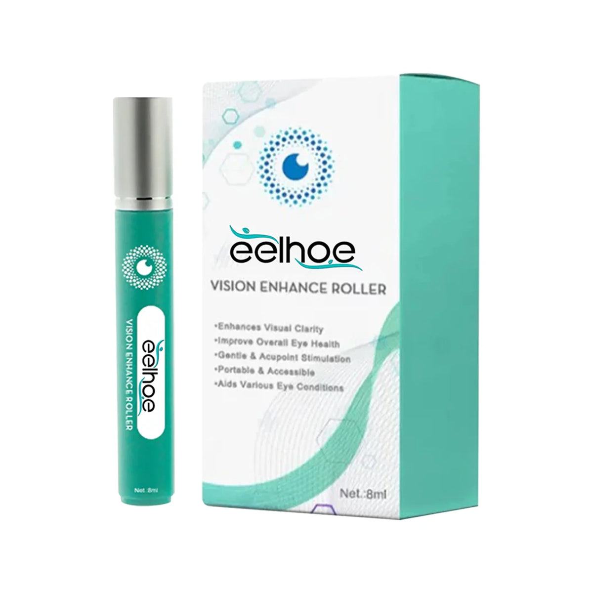 Eelhoe Cooling Eye Massage Roller – Fatigue & Dryness Relief