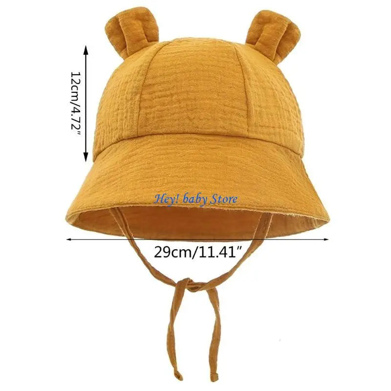 Baby Wide Brim Sun Hat | Soft Breathable UPF Bucket Cap 3–12M