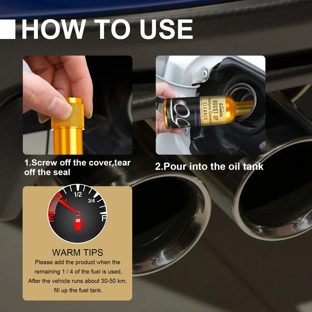 RayHong Catalytic Converter Cleaner | Carbon Removal 120ml