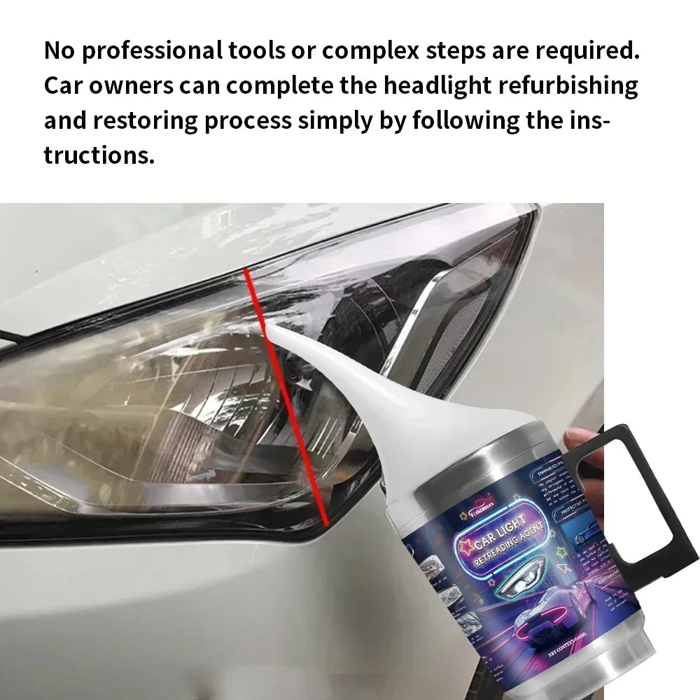 Car Headlights Renovation Polishing Headlight Restoration Workshop
