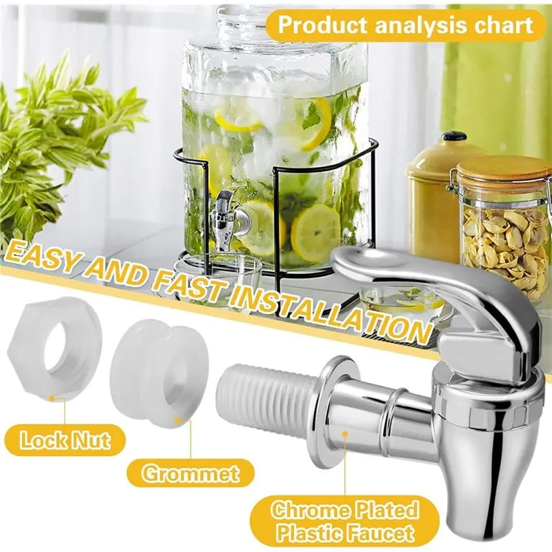 Y51A-For Drink Dispenser Spout Replacement Push Spigot Beverage Carafe