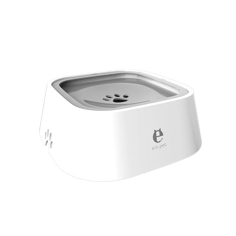 Pet Bowl Dog Drinking No Wet Mouth Floating Prevent Knocking Cat
