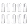 Silicone Finger Pet Toothbrush for Dogs & Cats – 10 Pack