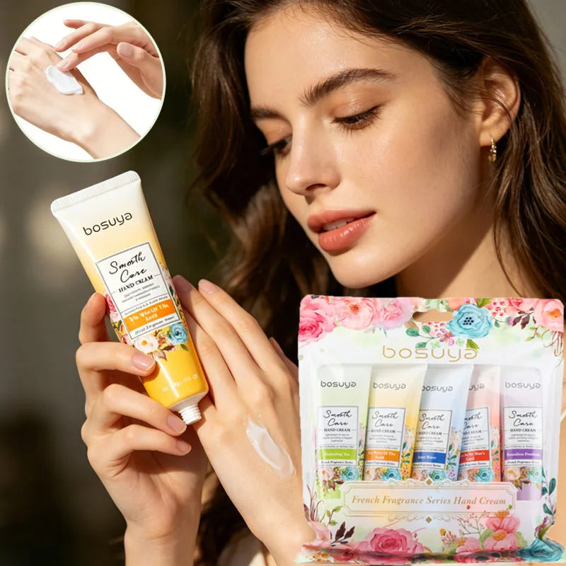 Floral Fragrance Hand Cream Set – Moisturizing Daily Care