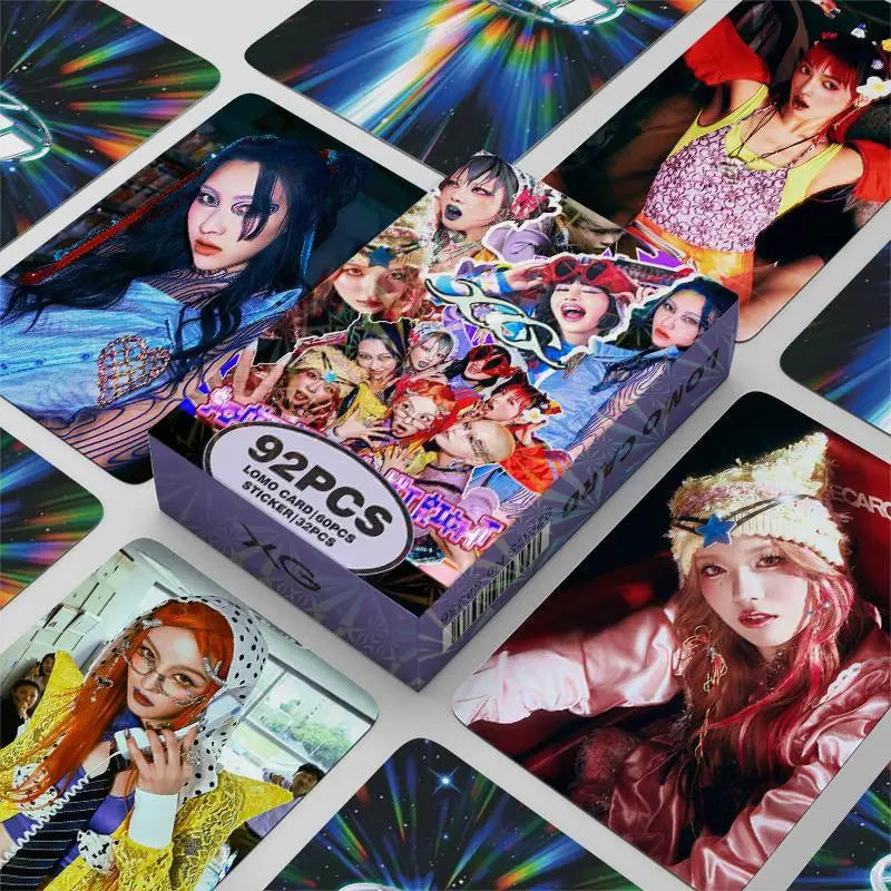 XG Girl Group Holographic Photo Cards JURIA CHISA JURIN Collectible