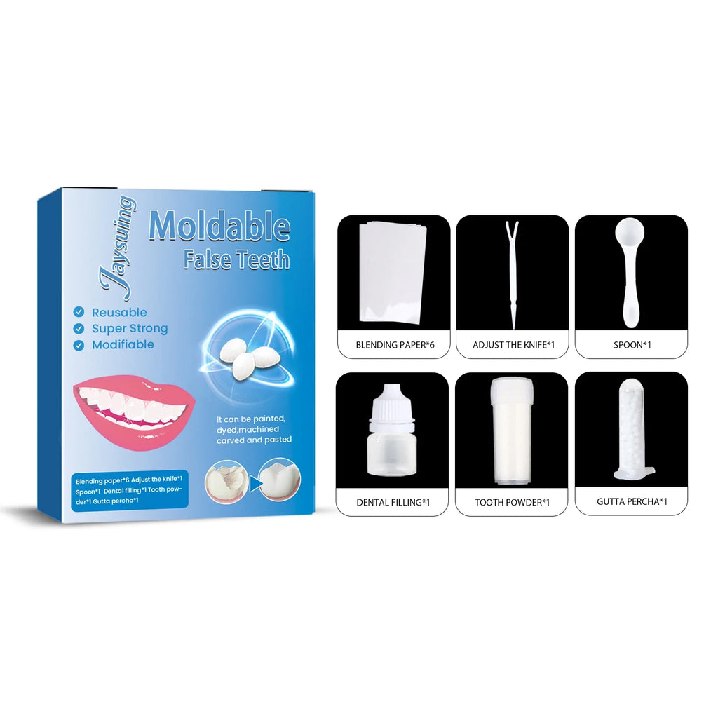 Moldable Tooth Gel Kit – Vampire Teeth & Gap Filler for Cosplay