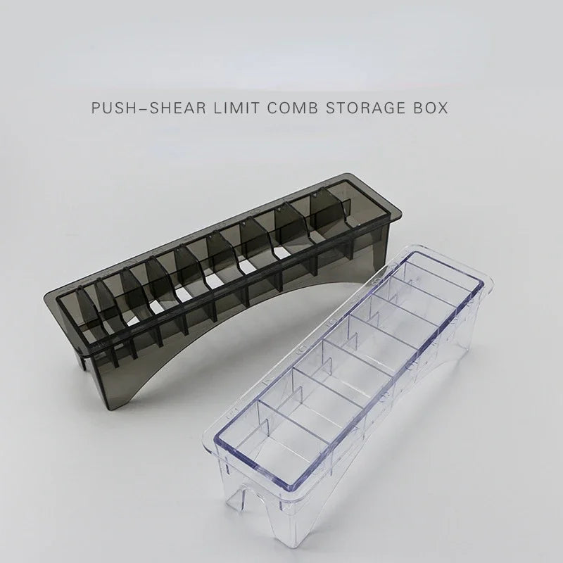 10-Slot Hair Clipper Guard Comb Organizer Storage Stand