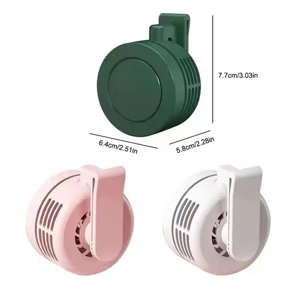 URGGU Clip-On Mini USB Rechargeable Bladeless Personal Fan