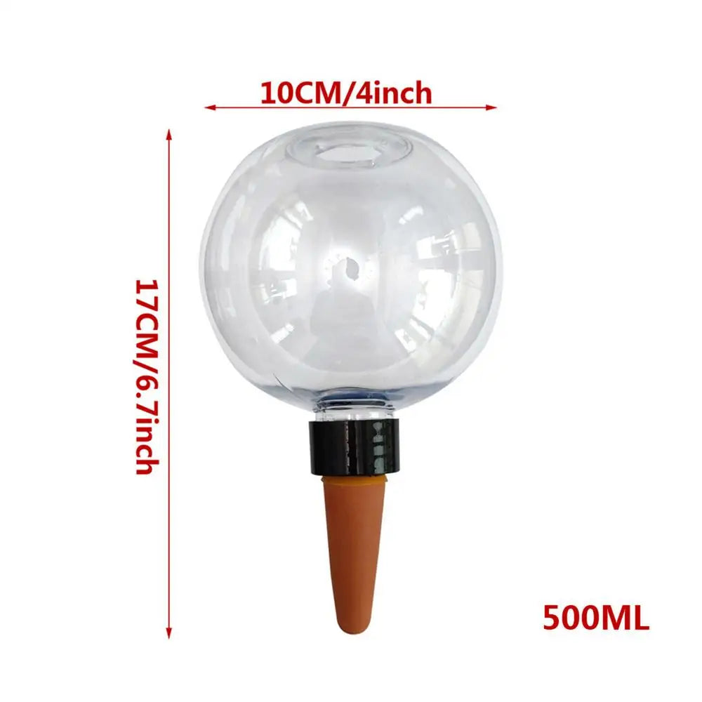 500ml Self-Watering Plant Globe Bulb | Auto Drip Spike