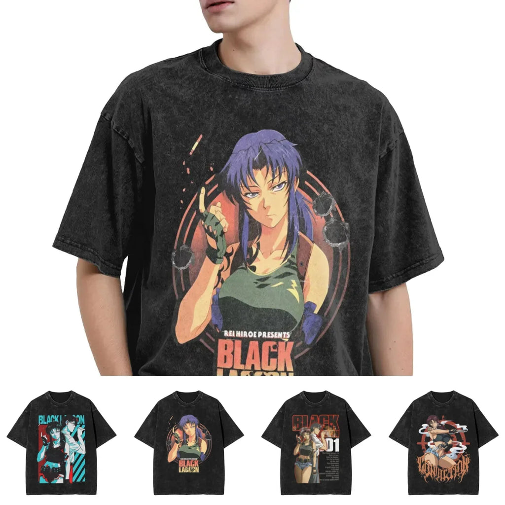 Men's Washed Cotton Print T-Shirt | Breathable Casual Tee