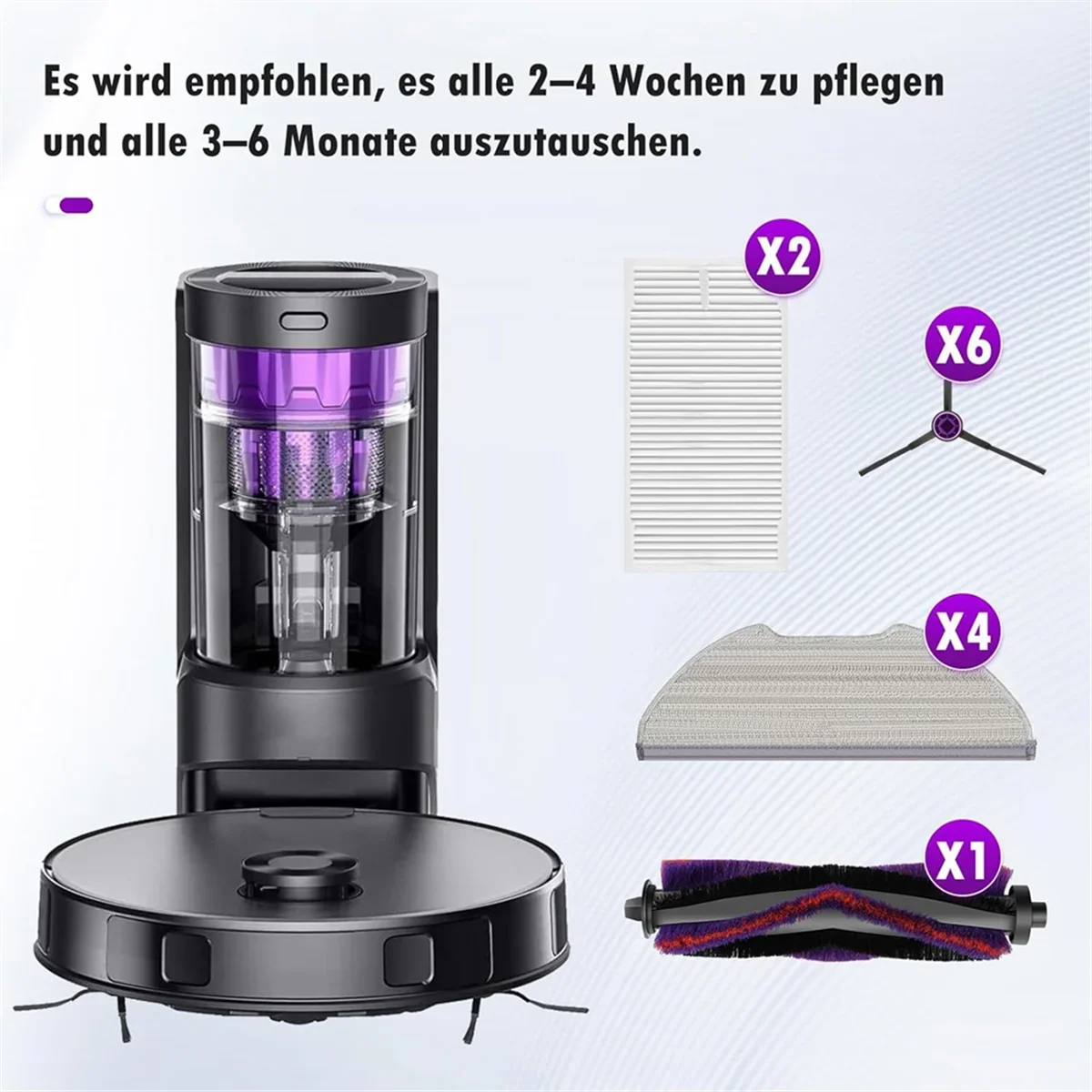 Eureka E10s Replacement Parts – Brush, HEPA Filter & Mop Kit