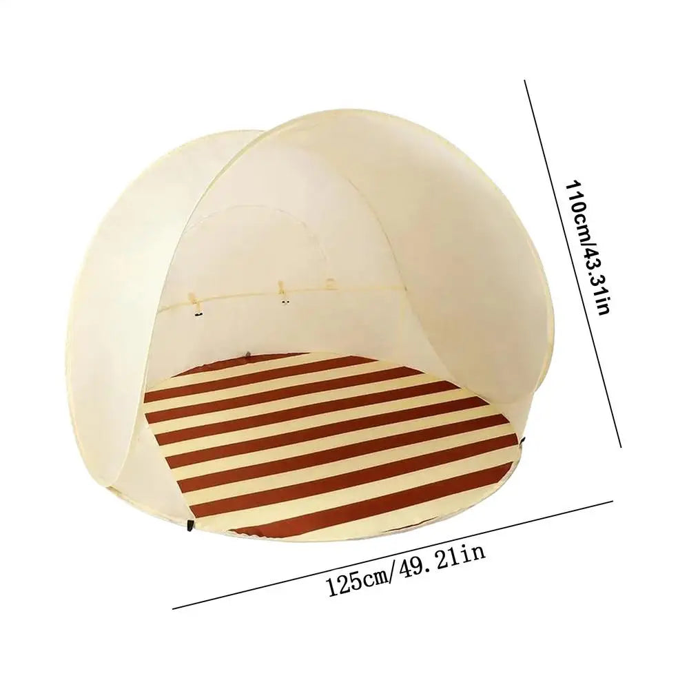 Pop-Up Beach Tent 3-4 Person | UPF 50+ Sun Shelter Canopy