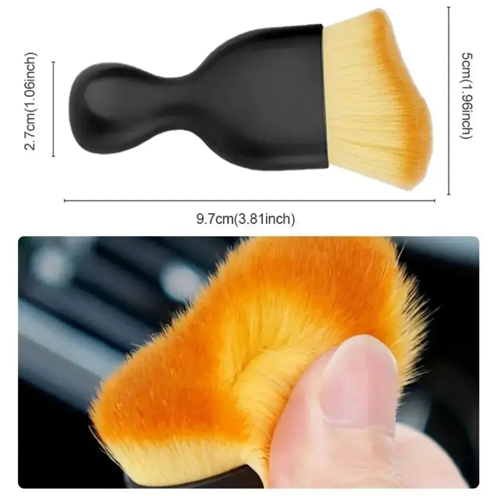 2-Pc Soft Car Interior Detail Brush Set – Vents & Gap Cleaner