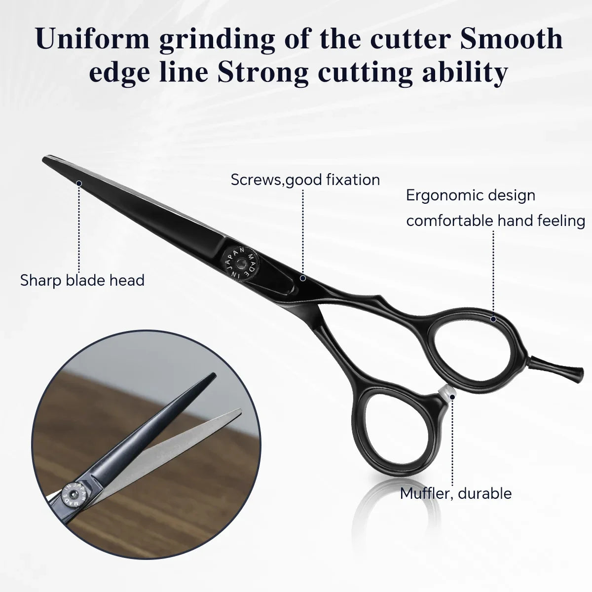 6" Professional Hair Cutting & Thinning Scissors Set | Barber Shears