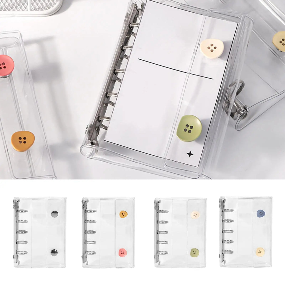 Sticker Organizer Binder Album Book Transparent Notebook Aesthetic