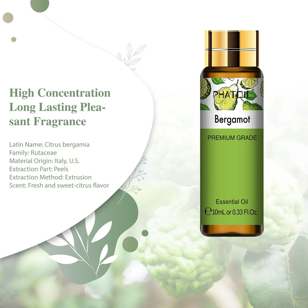 PHATOIL 10ml Pure Essential Oil – Diffuser, DIY & Aromatherapy