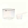 Laundry Capsule Container Detergent Scoop Jar Seal Pop-up Lid
