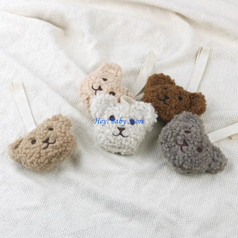 Baby Bear Pacifier Clip Chain Pendant Holder for Newborns