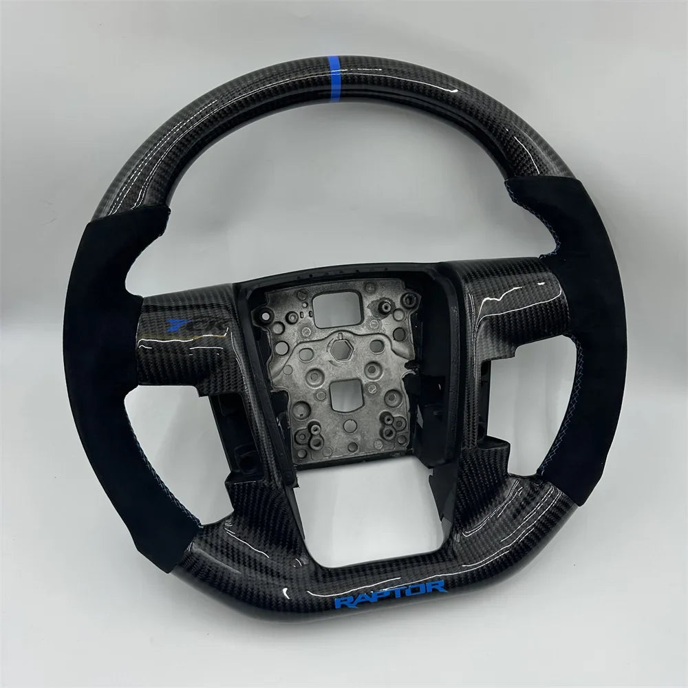 2010 Ford F150 Carbon Fiber Alcantara Custom Steering Wheel