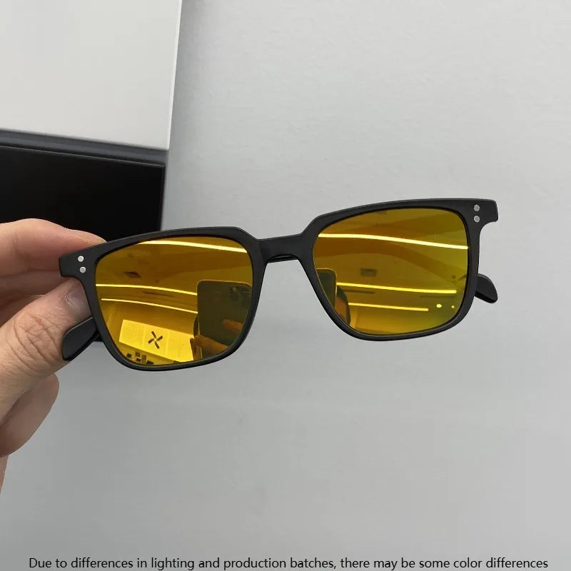 Square Vintage Mirror Sunglasses – UV400 Shades for Men & Women
