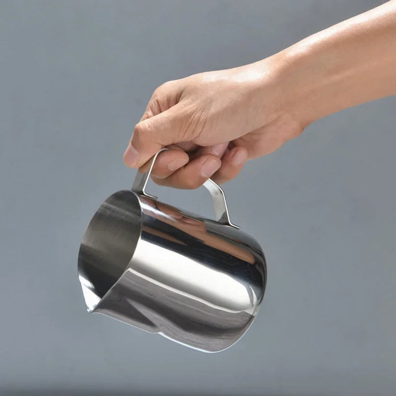 Stainless Steel Milk Frothing Pitcher 100/350/600ml | Latte Art