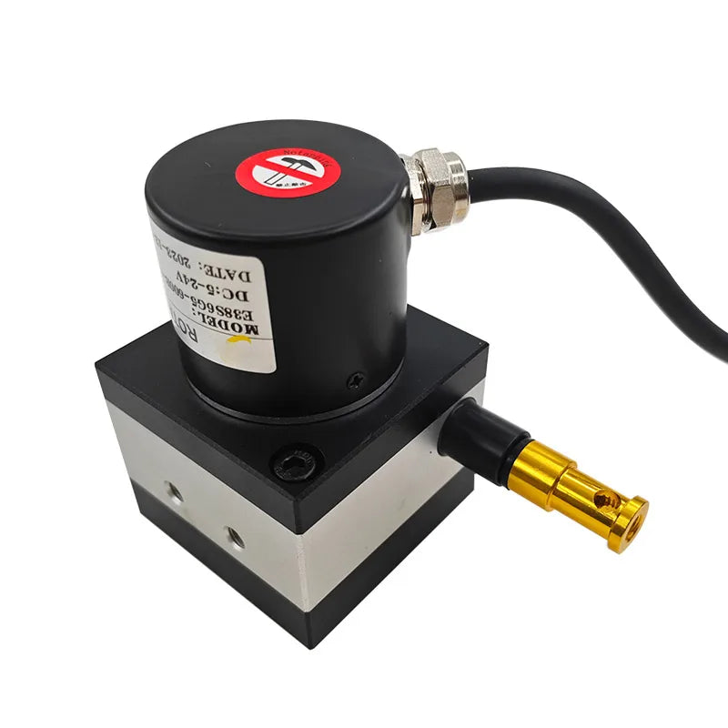 E38S Rope Pull Encoder 5-24V NPN 600/1000PPR Distance Sensor