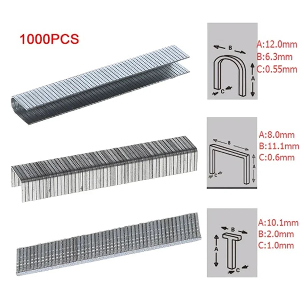 U Door T Shaped Nail Gun Staple Tool Wood Stainless Steel Metal