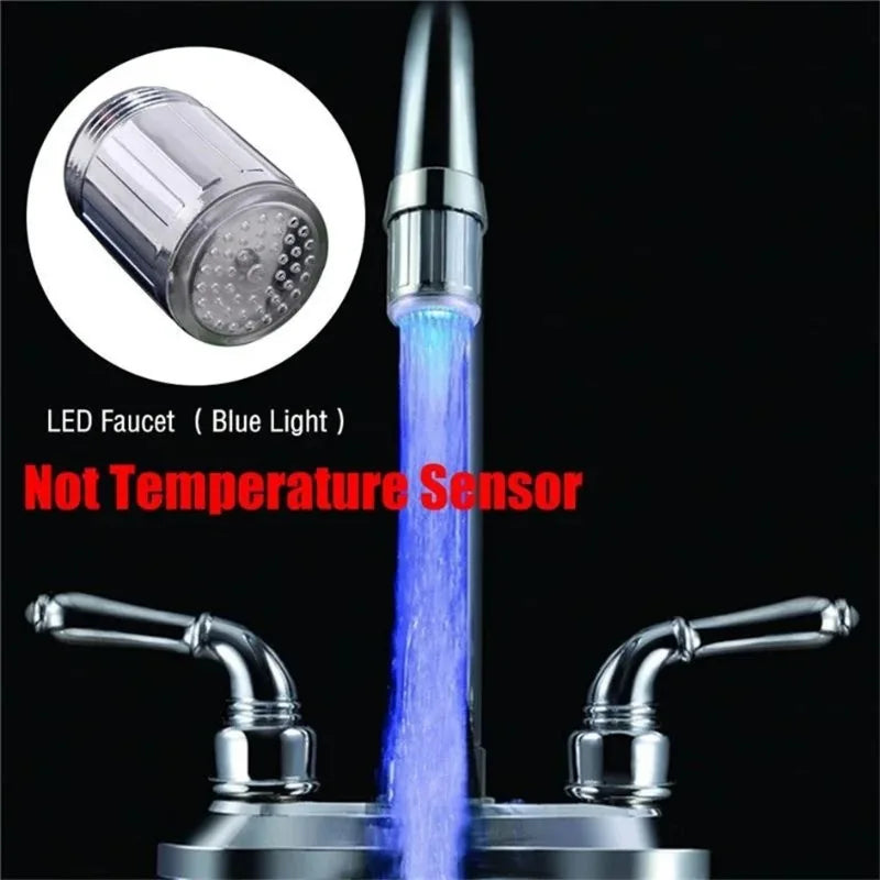 3-Color LED Faucet Aerator – Glow Water-Saving Tap Nozzle