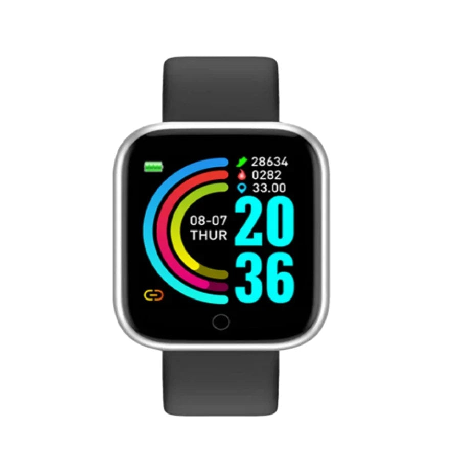 Sports Fitness Smartwatch – Step, Sleep & Heart Rate Tracker