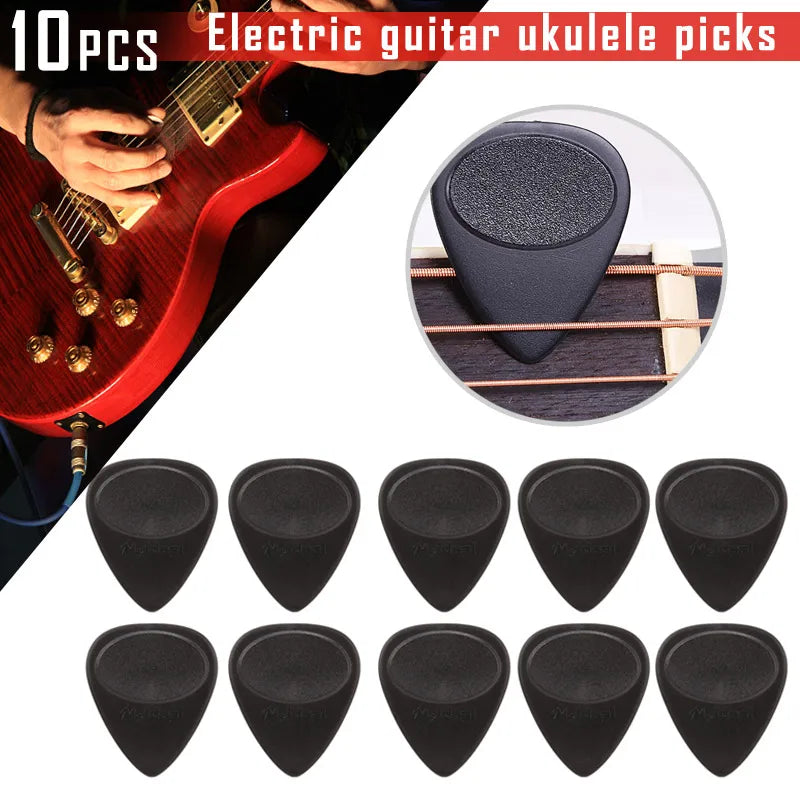 Guitar Picks 10-Pack | 0.7mm Nylon Picks for Guitar, Bass & Ukulele
