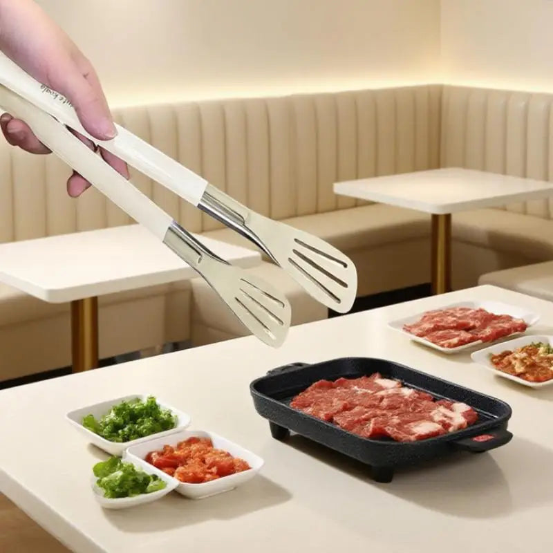 Stainless Steel Food Tongs Anti-heat Kitchen Utensils Buffet Cooking